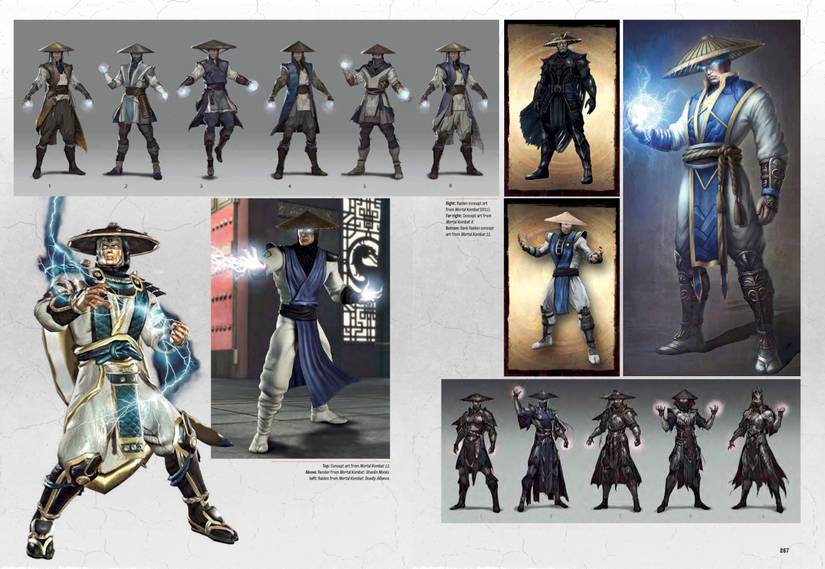 Raiden art in Mortal Kombat: Flawless Victory
